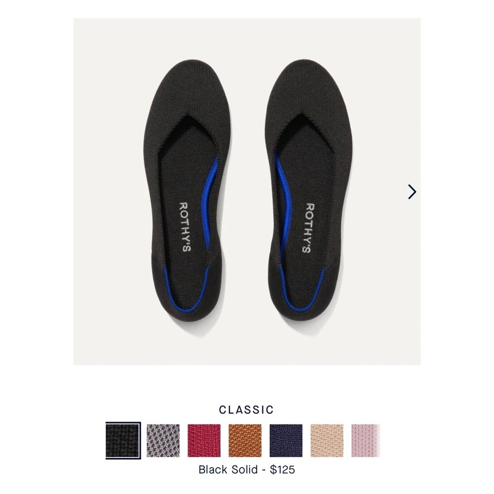 Rothy’s- The Flat in black